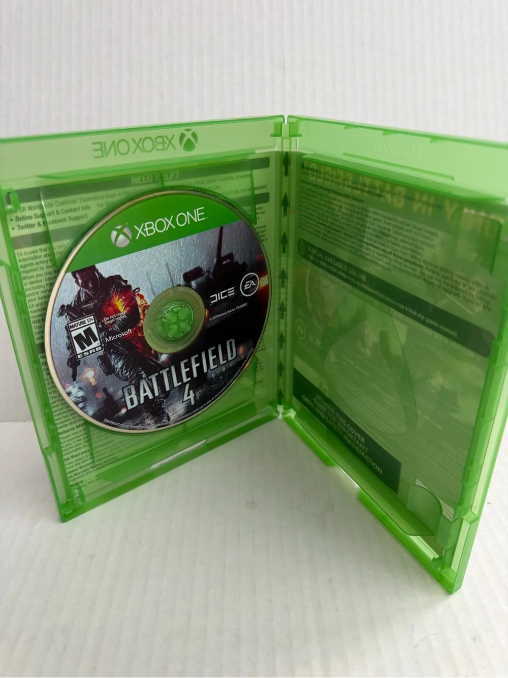 X Box One Battlefield 4 for